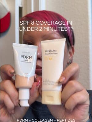 Busy mornings call for simple routines. ☀️✨ This @mixsoon duo combines SPF 50 protection with lightweight, buildable coverage for a fresh, natural look in just minutes. Featuring PDRN, collagen, peptides, and hydrating ingredients to support a smooth, radiant complexion while keeping your routine quick and easy. #mixsoon #dealsforyoudays #summerfinds #dfyd #tiktokshopcreatorpicks