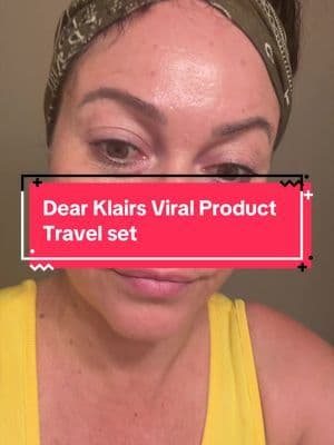 #travelset #miniskincare #glassskin #klairs #tiktokmademebuyit