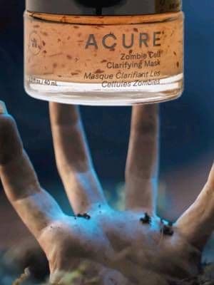 Thank you @Acure for gifting 🎁 me this Zombie Cell Clarifying Mask! 🧟♀️💚 Such a fun and creepy way to clarify my skin for spooky season! 👻 Shop 🛍️ Acure with the link in my bio and use code AMANDABLAKE88 ✨ for 15% off select collections! #acure 🌈 #acurebeauty 🪞 #zombie 🧟 #skincare🧴 #ugc 📽️