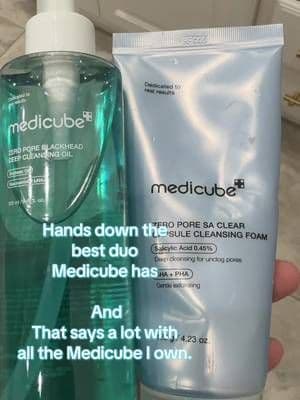 Big pores? This one is for you. This bundle is always sold out and now I know why. The most staid foam at the end. Chef’s kiss. Oil gets all your makeup off #medicube #medicubeskincare #koreanskincare #bundle #tiktokshop