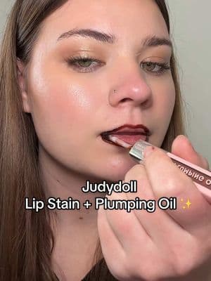 This lip stain stayed put for 8+ hours 💕✨ @Judydoll US #judydoll #lipstain #peelofflipstain #lipcombo #tiktokshopfinds
