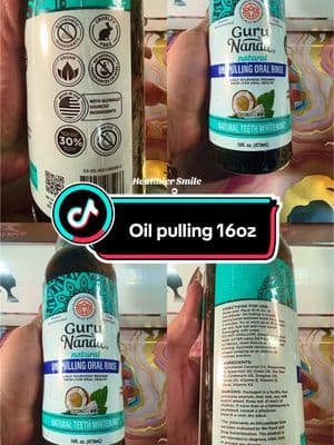 GuruNanda Cocomint Pulling Oil #gurunanda #gurunandaoilpulling #tiktokshop #oilpulling #cocomint #healthiersmile