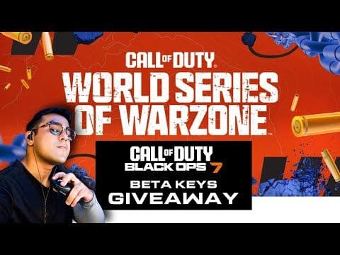 DROPPING BLACK OPS 7 BETA KEYS EVERY HOUR! WORLD SERIES OF WARZONE FINALS TODAY! #wsow
