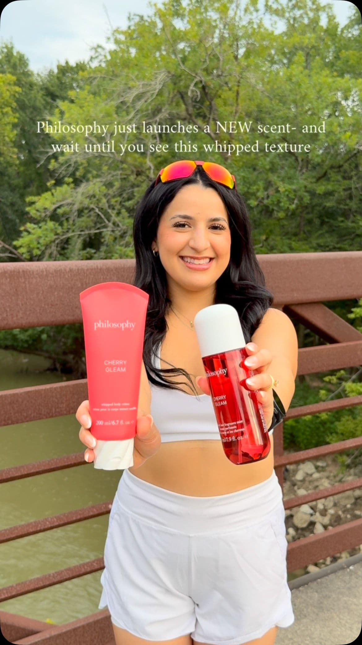 NEW pre-run recovery ritual unlocked 🍒🍦🍏
Meet the NEW philosophy Cherry Gleam Whipped Body Crème + Body & Hair Fragra