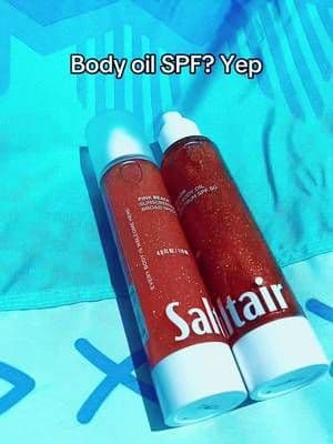 These Saltair SPF body oils are SO hydrating and shimmery! 😍 the perfect summer staple! And In my favorite scents from Saltair! #summerspf #summervibes #poolsidevibes #saltairbody #saltairpinkbeach #saltairsantalbloom #bodyoil #creatoricons #ttscreatorbash #dealsforyoudays #tiktokshopsummerturnup #tiktokshopmemorialday