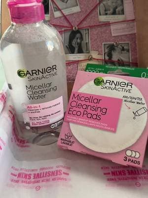 #GiftedByGarnier Thank you @GARNIER for sending over these skin loving products. The micellar cleansing water gently rem