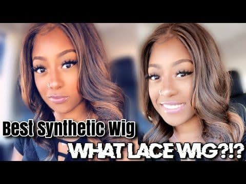 WHAT LACE? Wig SOLANA| HOW TO CURL A SYNTHETIC WIG