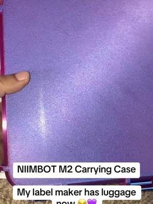 This carrying case keeps a NIIMBOT M2 label printer and multiple label rolls together in one organized setup. No more hunting around for the roll you KNOW you bought. 🙌🏽 #NIIMBOT #LabelMaker #LabelPrinter #OrganizationFinds #TikTokShop