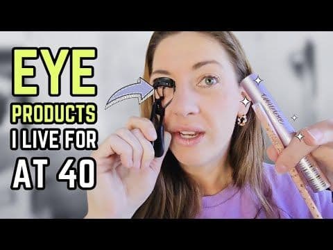My 40-Year-Old Skin Loves These Eye Products | Tarte Eye Makeup & Uranian Eyelash Curler Review