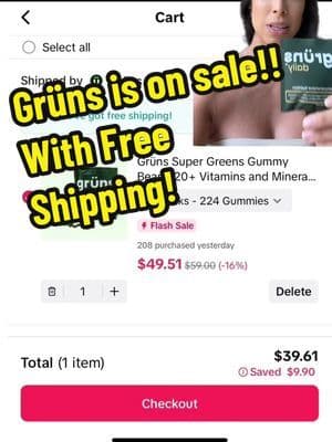 Better go get them!! These are the A genius way to get your vitamins and minerals in 🙌🏼 @Grüns #tiktokshopbacktoschool #greendrinks #healthyliving #wholefoods #mthfrgenemutation