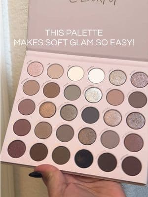 @ColourPop Cosmetics Stone Cold Fox palette 🐺 the perfect cool toned neutral palette for everyday soft glam looks #colourpop #softglam #makeuptutorial #greenish #tiktokshopsparkcreator