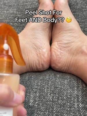 I'm convinced I have a whole new foot. Finally trying the Dr. Melaxin Peel Shot in my feet and watching the dead skin slough off my feet. The fact that it has kojic acid and turmeric is just a bonus! #drmelaxinpeelshot #drmelaxin #ttscommunitychicago #newarrivalssurge #superbrandclub #viralontiktokshop #tiktokshopcreatorpicks #autumnliving