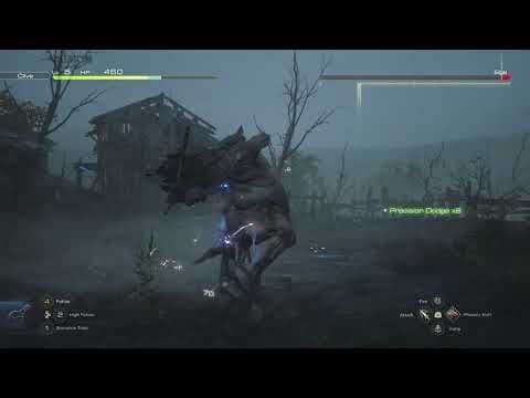 FINAL FANTASY XVI DEMO *Gigas Fight perfect dodge combo*