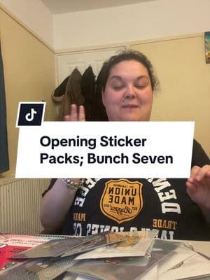 Opening Sticker Packs; Bunch Seven #tiktokmademebuyit #sanrio #springdeals #hellokittystickers #openingstickerpacks