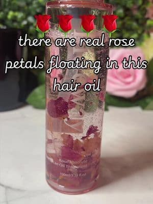 i did not expect a hair oil to have actual rose petals floating in it, but here we are. put it on damp ends before bed, woke up and my flyaways just… behaved. no grease, no crunchy cast, and it still smelled like roses the next afternoon. @Tideway if you're listening, i'm keeping this one. #tiktokshopfindsh#hairtokf#frizzcontrolh#hairoilm#momsoftiktok