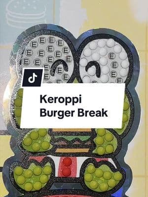 Keroppi Burger Break #tiktokmademebuyit #springdeals #hellokittystickers #sanrio #hellokittystickerbook