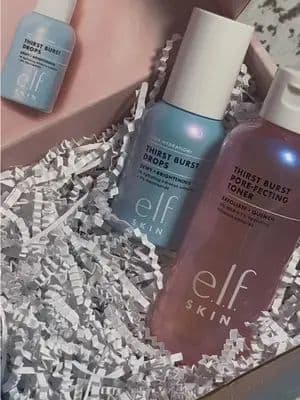 Unboxing a gift 🎁 e.l.f. SKIN Thirst Burst Duo 💗 #elfskin #ThirstBurst @e.l.f. Cosmetics #gifted #elfcosmetics