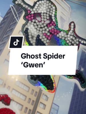 Ghost Spider ‘Gwen’ #tiktokmademebuyit #disney100 #crystalart #disney100stickerbook #ghostspider