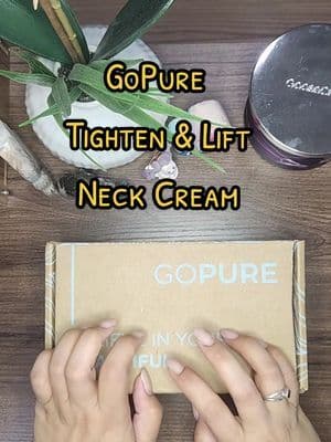 Thank you, @Gopure! I am excited to see the result 🤭💕 #neckcream #gopure #gopurebeauty #skincare #skincaretips #skinca