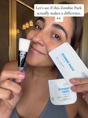 Let’s put the viral SKIN1004 Zombie Pack to the test 🧟♀️👀 From application to that crazy tightening effect… here’s what my skin looked like after! ✨ Would you try this one? @SKIN1004 US #SKIN1004 #tiktokshopcreatorpicks #koreanskincare #centella #skincare