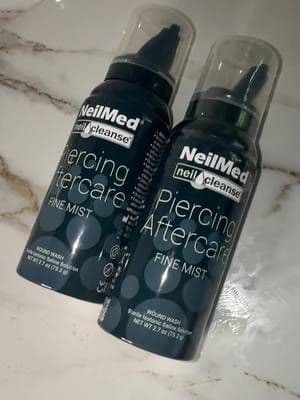 Piercing aftercare, but make it travel-friendly. ✈️✨ #PiercingAftercare #TravelEssentials #NeilMed #TravelSize #TikTokShopFinds
