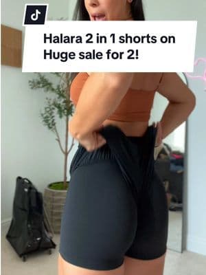 Okay, but these Halara 2-in-1 high-waisted shorts? They're on major sale right now on TikTok Shop. Like, 56% off major. You know I'm all about that comfort and style, and these totally deliver. They're perfect for throwing on, whether you're working out or just chilling. Just a heads-up: This deal runs from June 1st to June 5th, but the price might bounce around a bit during that time. So if you see 'em, grab 'em! #Halara #HalaraShorts #2in1shorts #activeinhalara #ttsfashionfam #tiktokshopcreatorpicks #creatoricons #dealsforyoudays #tiktokpartner #tiktokshopsummerturnup #tiktokshopunboxing #funinthesun