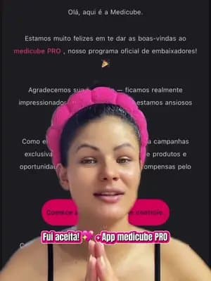 Seja uma embaixadora da medicube PRO....✅ 😍 @medicube global #medicube #aprilskin #ambassador
