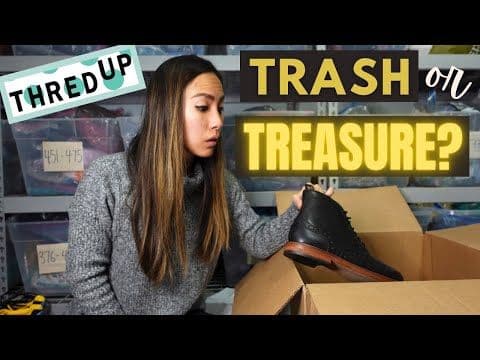 50 lb Men's thredUP Rescue Box Unboxing: Clothes to Resell on Poshmark, eBay, & Mercari