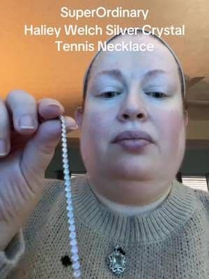 Looking for the perfect accessory to elevate your outfit? This Super Ordinary x Hailey Welch Silver Crystal Tennis Necklace is a must-see! Tell me your favorite way to style it in the comments! #necklace #accessories #fashion #superordinaryhalieywelch #tiktokshopblackfriday #tiktokshopcybermonday