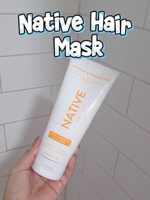 I like it because it leaves my hair super soft and silky! @Native I use it in combination with the shampoo and conditioner, and it leaves my hair shiny. @influenster . #complimentary #GiftedByNative #AlmondSheaButterHairMask #Influenster #contentcreator