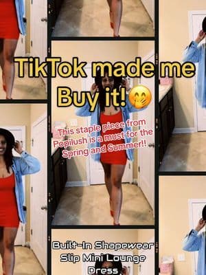 @Popilush LLC Built-In Shapewear Slip Mini Lounge Dress. 🙌🏽🙌🏽🔥🔥 #CapCut #fyp #fypシ #fyppppppppppppppppppppppp #fypp #atl #momlife #texas #texasgirl #fashion #fashiontiktok #popilush #tiktokspringsale #tiktokshop #TikTokShopSpringSale