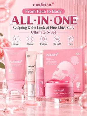 Medicube really said face, eyes, neck AND body. 🎀💕 #Medicube #MedicubePDRN #koreanskincare #skincareover30 #tiktoksh