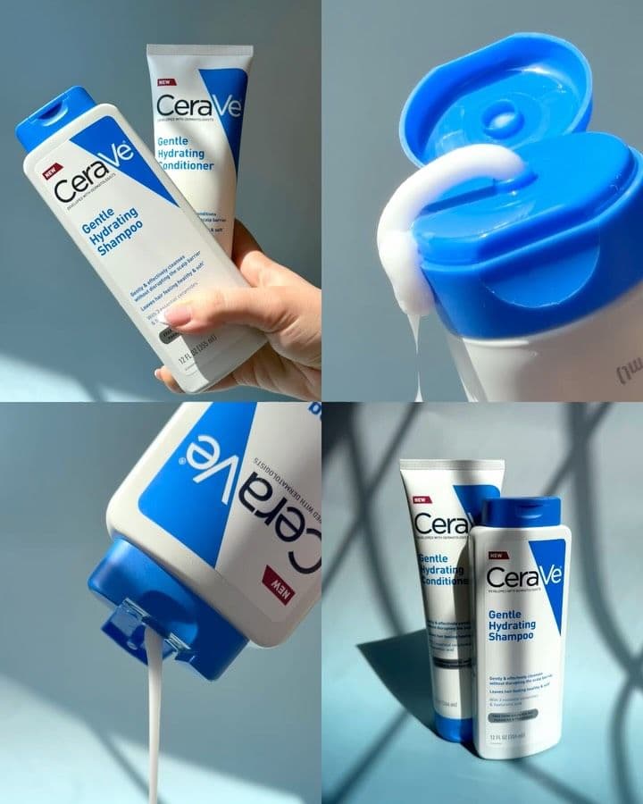 I recently tried @cerave shampoo and conditioner, and I really love them💙 they are completely fragrance free, which was