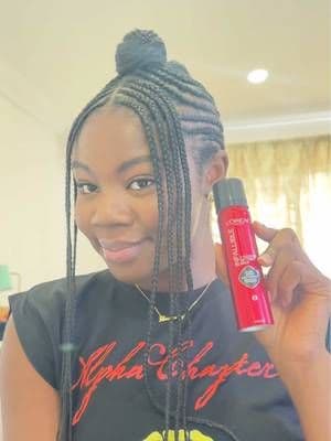 @L’Oréal Paris @loréal paris usa ❤️ #GiftedByLOrealParis, #ZFluenceXInfallibleSettingSpray, #ZfluenceGiveaway • • •Collaborations ✉️itsbanartey@gmail.com • #ootdblackwomen #collegeinfluencer