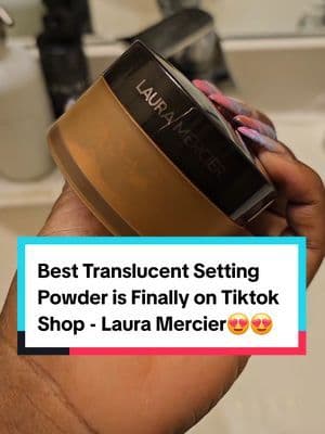 Grab this before it's gone!! This is always sold out and it's literally the best translucent setting powder in the game by Laura Mercier. ... #makeup #settingpowder #lauramercier #HomeRefresh #springtok #TikTokShopMemorialDay #tiktokshoprestock #TikTokShopMothersDay #fyp #fypシ #viral #trending #beauty