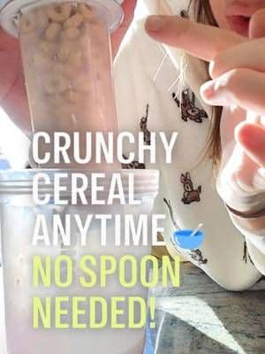 The CrunchCup is good for everyone. ##over40club #tiktokshopfinds #stockingstuffers #christmas2024 #tiktokshopholidaydeals #giftsforher #over30 #cereal #kitchengadgets #giftsforteens #crunchcup