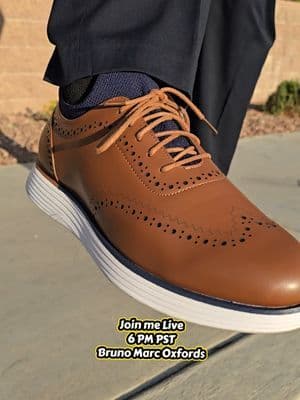 Join me live for the latest Oxford dress shoe sneakers #tiktokshopjumpstartsale #tiktokshopcreatorpicks #tiktokshopstockup #brunomarc #brunomarcshoes