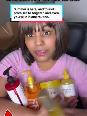 Summer is here, and this kit promises to brighten and even your skin in one routine. I walk you through each step of the kit, from exfoliating to brightening, and share my initial impressions. The creator claims it targets dark spots and uneven tone with Korean skincare techniques. Remember to patch test and consult a dermatologist if you have sensitive skin.@medicube US Store #bodycare #exfoliation #darkspots #summeready #summerskin #summerskin #tumericvitaminecscrubbody #kojicacidturmericbodywash #medicubesmoothandclearbodyset #turmericcleansingmousse #kojicacidturmericpeelshot #mymedicubeskincareroutine #medicubekojicacidtumeric #kojicacidtumericpeelshot #tiktokshopmedicubeskincarekorean #turmerickojicacidpeelshot #tiktokshop #tiktokshopcreatorpicks #medicube #cardib #cleans #spotifywrapped #spotlightfinds #spotskinspray #exfoliante #aclaradordepiel #fyp #fypシ #fypシ゚viral #fyppppppppppppppppppppppp #fypp