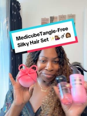 DON’T BUY THIS… 👀 Unless you hate fighting tangles 💇🏽♀️🪮👩🏽🦱 @medicube US Store @medicube global #medicube #creatify #tanglesnomore #TangleFreeSilkyHairSet #tiktokshopstockup