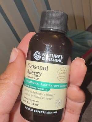I’m not suffering through allergy season anymore 😳 Nature’s Sunshine Seasonal Allergy Liquid Supplement helps me stay comfortable 👀 ✔️ Supports seasonal allergy relief ✔️ Easy liquid formula ✔️ Simple daily routine add Don’t wait until it gets bad—get yours now 🌿 #TikTokShop #TikTokMadeMeBuyIt #AllergyRelief #SeasonalAllergies #WellnessRoutine