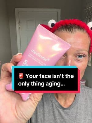 Stop wasting expensive skincare on just your face. 👀 This NEW @medicube global PDRN Collagen Gua Sha Neck Cream is made for the areas that give away your age first—your neck, jawline, and décolleté. The built-in gua sha applicator makes it so easy to massage while applying, and the formula with PDRN, 5% Volufiline, and collagen helps improve the appearance of fine lines while leaving skin looking firmer and more hydrated. If you’re noticing tech neck, crepey skin, or loss of jawline definition, this is one product you need to add to your routine. #tiktokshopsummersale #summerwins #weeklydeals #neckwrinklecream #neckcream