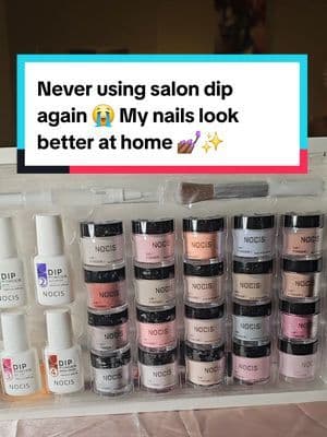 I stopped using that same crusty dip they use on everyone at the salon 😩 This at-home nail dip kit is literally saving me trips and money. It’s easy, clean, and looks like a pro did it 😍 They’re still available 👆🏾 Flash sale ends today—don’t miss it! Can't say I never put you on. ... #fyp #fypシ #viralnails #dippowdernails #athomenails #nailtok #nailtutorial #nailcare #tiktokmademebuyit #beautyhacks #TikTokShopRestock #tiktokshopcreatorpicks #BahamianCreator #BahamianInfluencer #CaribbeanCreator #CaribbeanInfluencer #Austininfluencer #Austincreator #Texasinfluencer #Texascreator #UGC #TikTokpartner #blacktiktok #TikTokShopFallDealsForYou #AutumnLiving #TikTokShopBlackFriday #TikTokShopCyberMonday #SuperBrandClub #ViralOnTikTokShop #FentySuperBrandDay #susteassuperbrandday #abbydamesNever using salon dip again 😭 My nails look better at home 💅🏾✨#fyp #tiktokshopfinds #tiktokmademebuyit #viralproducts #beautyfinds #nailtok #amazonfinds #homefinds #musthaves #productreview #unboxing #budgetfinds #beautyhacks #lifehack #shoppinghaul #diybeauty #athomekit #selfcare #tiktokshophaul #trendingnow #viralhaul #affordablefinds #beautylover #skincarefinds #haircarefinds #makeupfinds #tiktokshopping #producttester #aestheticfinds #glowup #fashionfinds #organizationfinds #homeessentials #smallbusinessfinds #bestbuy #cleanbeauty #luxuryfinds #easybeauty #nailinspo #salonathome #dippowdernails #manicureathome #beautydeals #flashsale #discountfinds #giftideas #viralshopping #creatorpicks #shopthelook #musttry