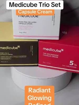 Medicube Boba Capsule Cream Trio Set #tiktokshop #tiktokmademebuylt #medicube #capsulecream