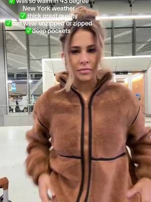 This Dokotoo teddy fleece jacket is the ultimate cozy essential for fall and winter. It’s oversized, soft, and warm without feeling bulkyperfect for layering with your favorite leggings or jeans. The lapel zip-up style gives it that elevated “off-duty” look while keeping you comfy all day. Affordable Amazon find that looks designer trust me, this one goes fast! #winterfashion #fallfashion #tiktokshopfinds #falldealsforyou #tiktokshop @DOKOTOO-US