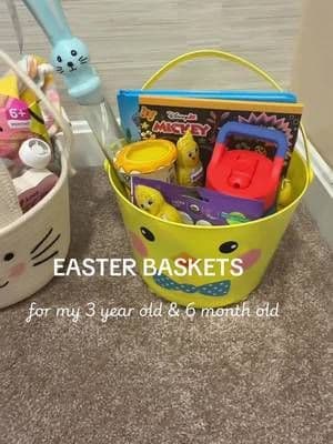 Got everything from @target @shopsimplemodern @playdoh @carters @littlespoon #easter #easterbaskets #ltk