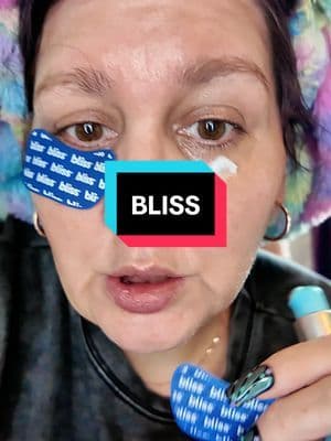 Bliss reuseable Eye mask #bliss #over40skincare #finelines #tiktokshopcreatorpicks
