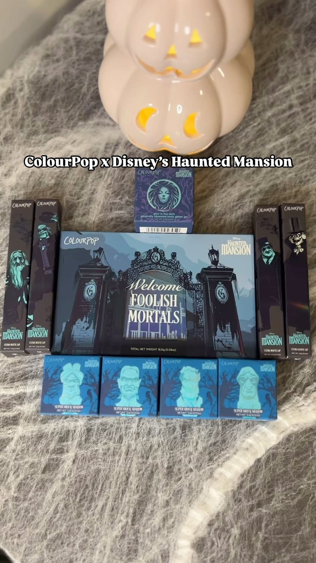 Grim Grinning Ghosts come out to socialize👻✨
.
@colourpopcosmetics x @disney NEW Haunted Mansion collection is PERFECT