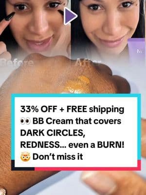 33% OFF + free shipping 👏🏾 This BB Cream does it ALL—covers dark circles, redness, even my burn while hydrating for 24hrs. Cardi made this viral for a reason! Tap the cart above my name before it sells out ✨ ... #fyp #abbydames #33OffBeautyDeal #NoFoundationLook #CardiGlow #SkincareMakeup #YourSkinButBetter #HydratingCoverage #BBcreamMagic #TikTokMadeMeBuyIt #TikTokShopRestock #tiktokshopcreatorpicks #BahamianCreator #BahamianInfluencer #CaribbeanCreator #CaribbeanInfluencer #Austininfluencer #Austincreator #Texasinfluencer #Texascreator #UGC #TikTokpartner #blacktiktok #TikTokShopFallDealsForYou #AutumnLiving #TikTokShopBlackFriday #TikTokShopCyberMonday #SuperBrandClub #ViralOnTikTokShop #FentySuperBrandDay #susteassuperbrandday @missha.official @Cardi B