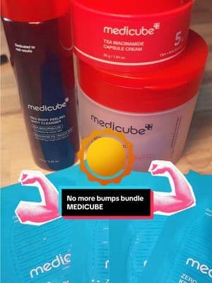 No more bumps bundle it help me and my husband we love it #NoMoreBumps #MEDICUBE #MEDICUBESkin #TikTok #TikTokShop #TikTokCreator #Self-care #DarkSpots #BumpySkin #BHA #ProtectSkinBarrier #Glow #Hydrating #Exfoliation ##DealsForYou##TikTokDealsForYouDays#TikTokShopDealsForYouDays##SkinCare