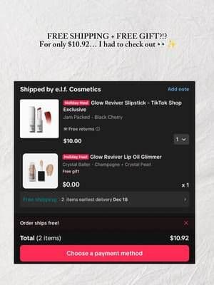If youβve been eyeing e.l.f., this is your sign ππThis deal was too good to pass upπ€¦π @elfcosmetics #elfcosmetics #